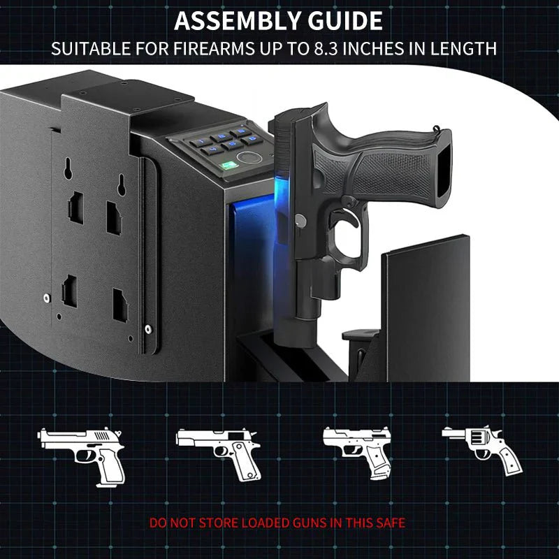 Portable Biometric Gun Safe Box